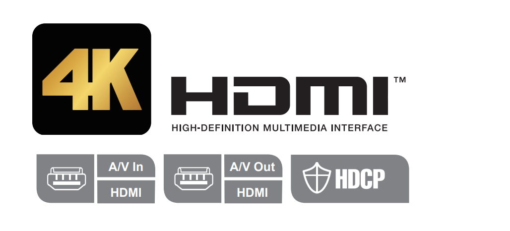 Splitter HDMI | 1 x 4 | True 4K @ 60 Hz | HDCP 2.2 | EDID Expert™ | HDR 4:4:4 | Plug & Play
