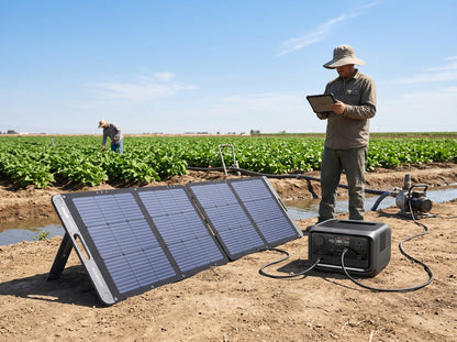 Kit de panel solar y estación de batería portátil