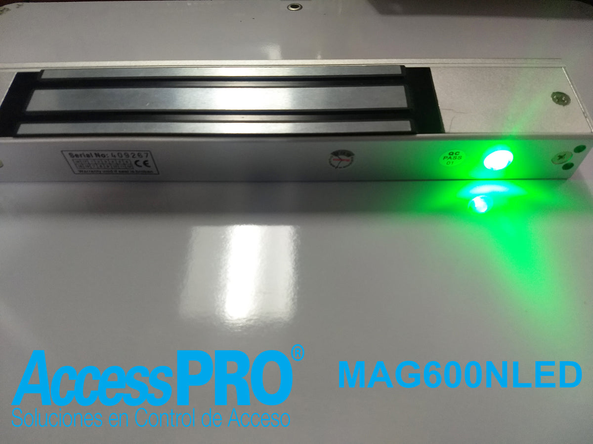 Chapa Magnética de 600 lbs con LED Ultra-brillante, Sensor de Estado de Placa y Sin Magnetismo Residual