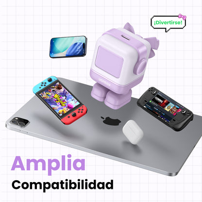 Cargador Rápido GaN 30W / USB-C PD3.0 PPS / Protocolos Múltiples / Protecciones Avanzadas / PC Material UL94-V0