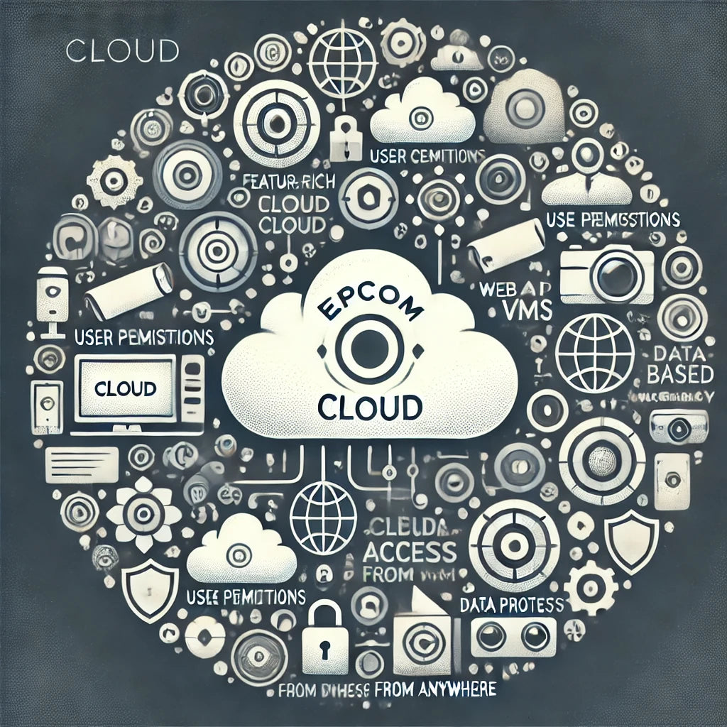 Suscripción Anual Epcom Cloud / Grabación en la nube para 1 canal de video a 4MP con 90 días de retención / Grabación por detección de movimiento