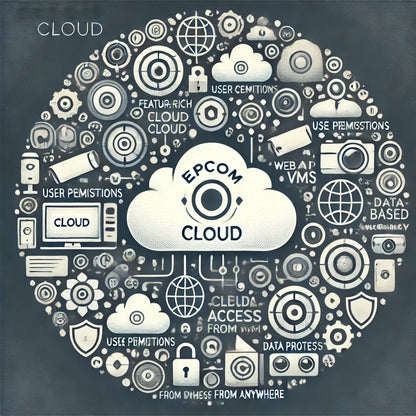 Suscripción Anual Epcom Cloud / Grabación en la nube para 1 canal de video a 2MP con 14 días de retención / Grabación por detección de movimiento
