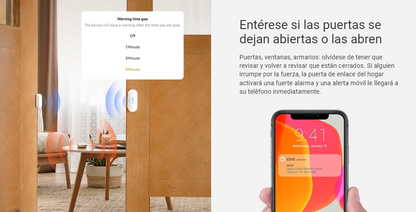 Sensor de Movimiento PIR Inteligente / Inalámbrico / Compatible con HUB CS-A3 / Cuenta con Inmunidad para Mascotas / Protocolo Zigbee
