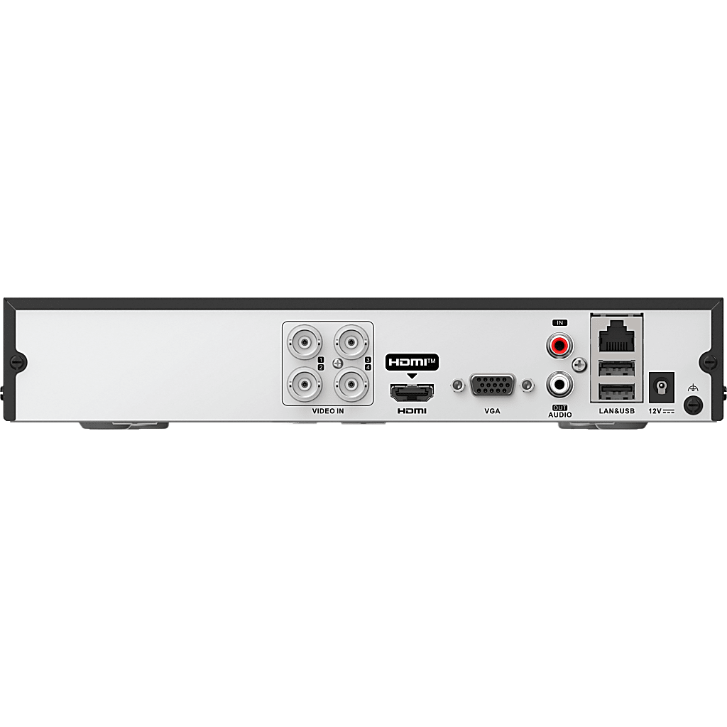 DVR 4 Canales TURBOHD + 4 Canales IP / 8 Megapixel (4K) / Audio Bidireccional / GUANLAN / Reconocimiento Facial / ACUSEARCH / 1 Bahia de Disco Duro