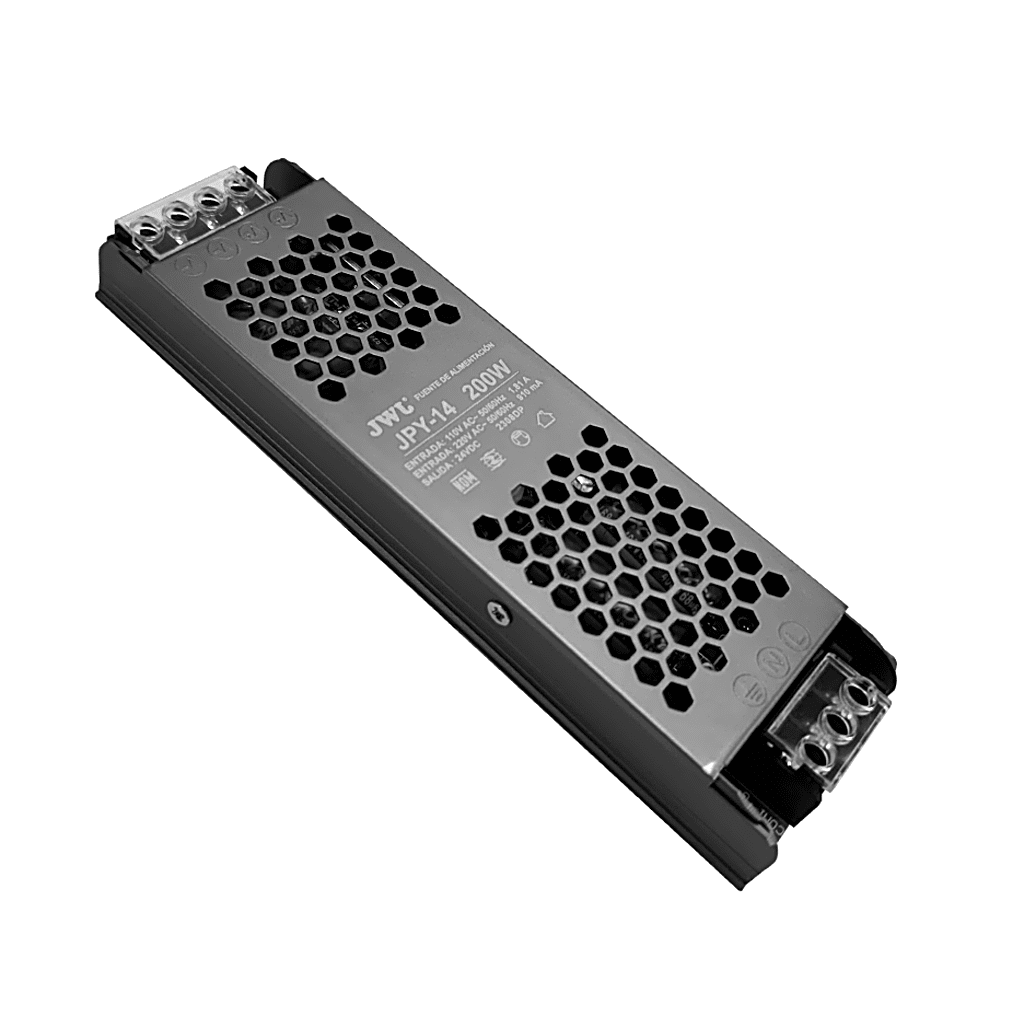 Fuente para Tira LED de 5 metros de 24 VDC / Capacidad 200 W