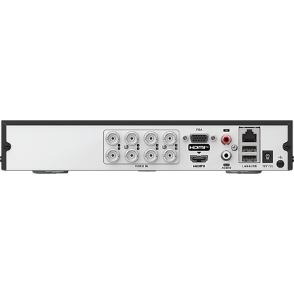DVR 8 Canales TURBOHD + 8 Canales IP / 8 Megapixel (4K) / Audio Bidireccional / GUANLAN / Reconocimiento Facial / ACUSEARCH / 1 Bahia de Disco Duro