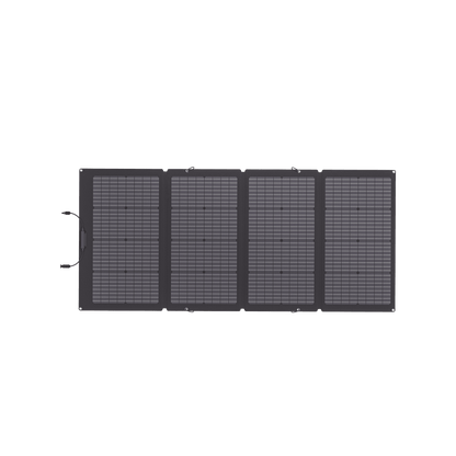 Módulo Solar Bifacial, Portátil y Flexible de 220W Recomendado para Estaciones Portátiles EFD330, EFD350 ó EFD500 / Ajuste de Ángulo / Carga