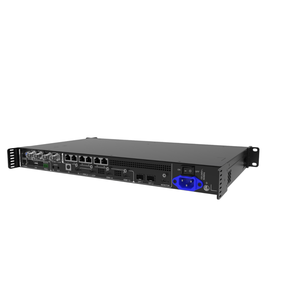 Controlador All-in-One VX600 Pro / 3.9 Millones de Píxeles / 6 Puertos Ethernet Gigabit / 4K×2K@60Hz / 6 Capas SuperView III / Fibra Óptica 10G / USB
