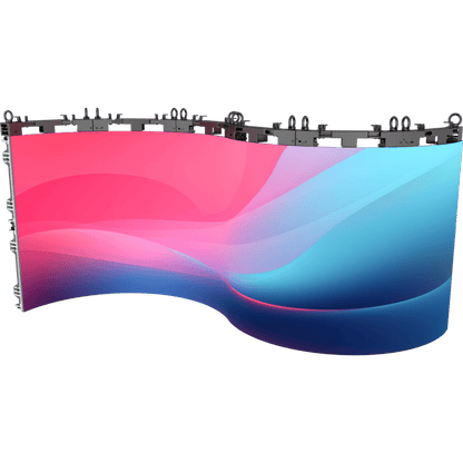Pantalla LED Ultra-flexible FL Series /2.6 mm Pixel Pitch / Ajustable -45° a +45° / Diámetro Cilíndrico ≥ 1.27 m (50 in) / 500x500 mm / Uso en