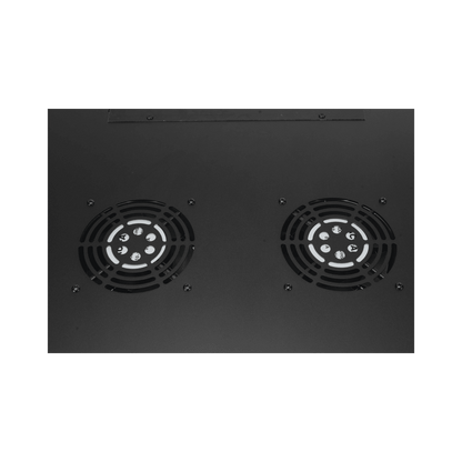 Gabinete de Pared 19 Pulgadas / 6U / 600 x 550 x 368 mm (23.6 x 21.7 x 14.5 in) / Acero SPCC RAL 9004 / Carga Estática 60 kg / IP20 Interior