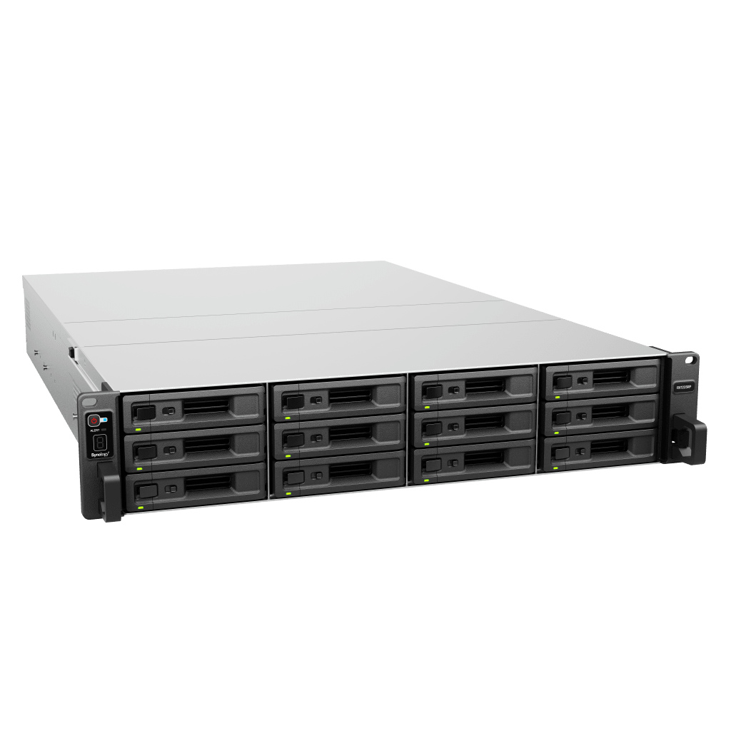 Unidad de Expansión Synology RX1225RP | 12 Bahías para Unidades 3.5" y 2.5" SATA HDD/SSD | Intercambio en Caliente | Fuente de Alimentación
