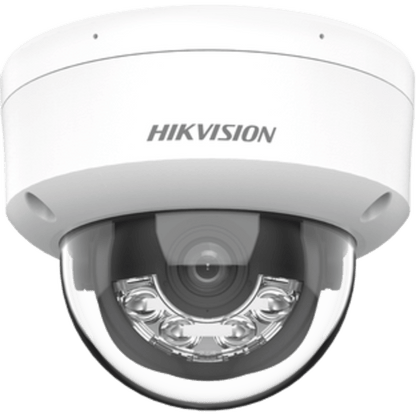 Domo IP 4 Megapixel / Lente 2.8 mm / 30 mts IR / WDR 120 dB / Exterior IP67 / Hik-Connect P2P / H.265+ / PoE / ONVIF