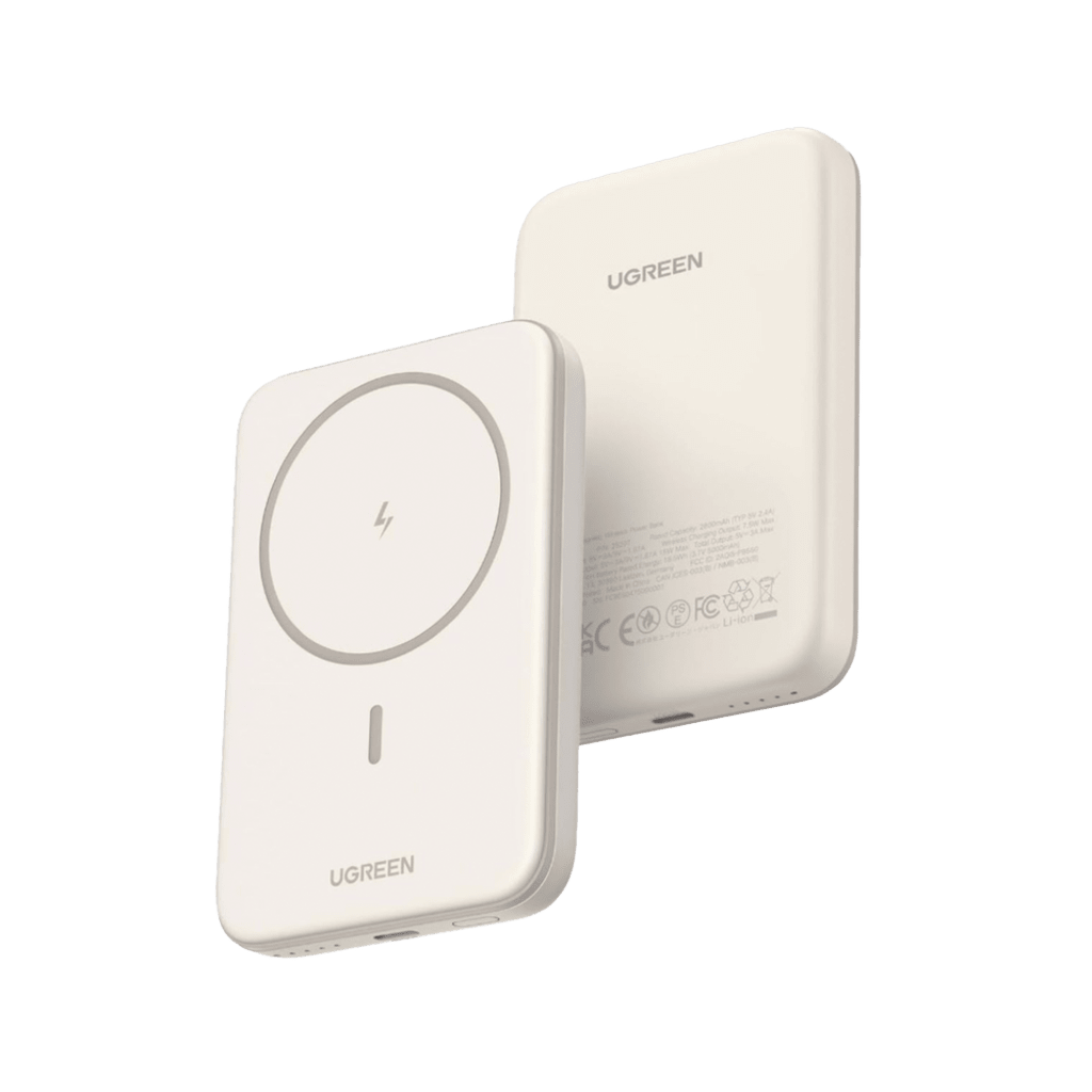 Power Bank MagSafe de 5000mAh | 15W | Carga Inalámbrica y por Cable USB-C | Sistema de Protección Inteligente | Tecnología de Carga Rápida | Ultra