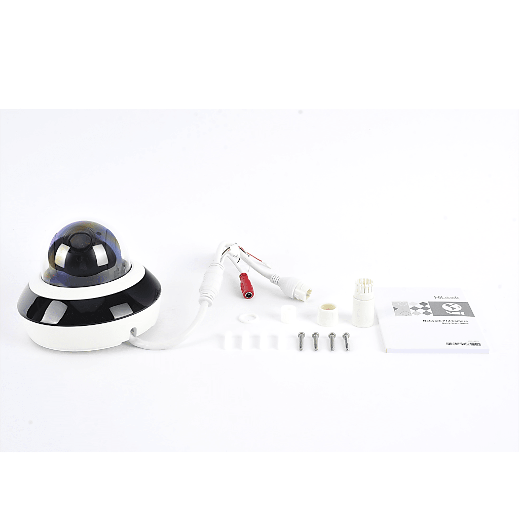 Mini PTZ IP 2 Megapixel / 4X Zoom / Audio Bidireccional / H.265+ / 20 mts IR EXIR / WDR 120 dB / PoE / IK10 / IP66 / Ultra Baja Iluminación