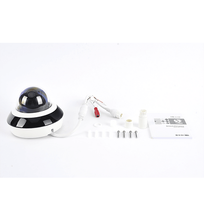 Mini PTZ IP 2 Megapixel / 4X Zoom / Audio Bidireccional / H.265+ / 20 mts IR EXIR / WDR 120 dB / PoE / IK10 / IP66 / Ultra Baja Iluminación