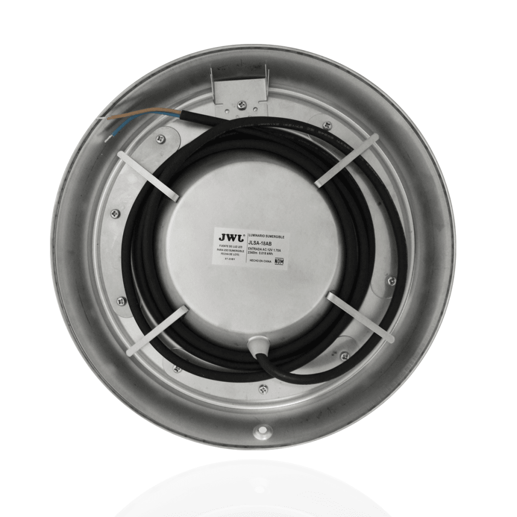 Luminario Sumergible RGB / 18W / 2340 lm / IP68 / Ø290mm x 62mm / Uso Exterior / Transformador JPY-50