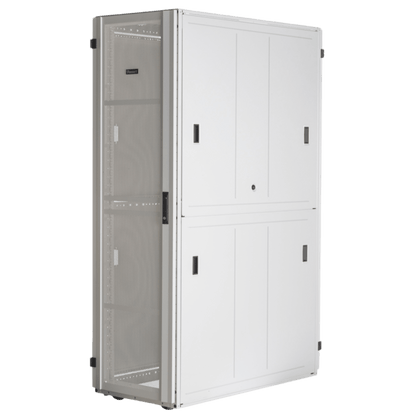 Gabinete FlexFusion™ XGL (Light) para Centros de Datos, 48 UR, 600 mm de Ancho, 1200 mm de Profundidad, Fabricado en Acero, Color Blanco