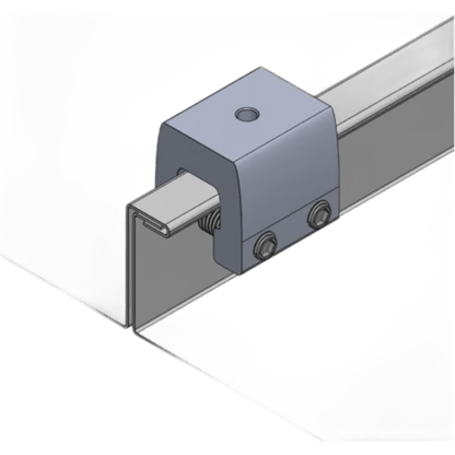 Clamp de Sujeción para Paneles Solares / M2 Clamp V2 / Aluminio Serie 6000 / Sin Perforaciones / Lámina Engargolada / 187 g / Tornillos Acero