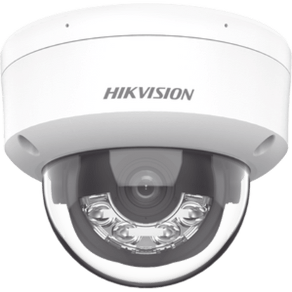 [Dual Light] Domo IP 2 Megapixel / Lente 2.8 mm / 30 mts IR + Luz Blanca / Micrófono Integrado / Antivandálico IK08 / ACUSENSE Lite / Exterior IP67