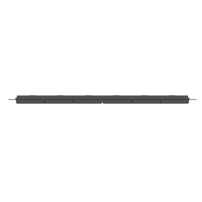 Panel de Parcheo Modular Keystone (Sin Conectores) con Placas de Acceso Frontal, de 24 Puertos, Espacio Para Identificación con Etiqueta Adhesiva, 1UR