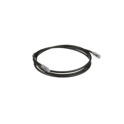 Cable de Parcheo UTP, Cat6A, 24 AWG, CM, Color Negro, 15.24 Metros (50 Pies)