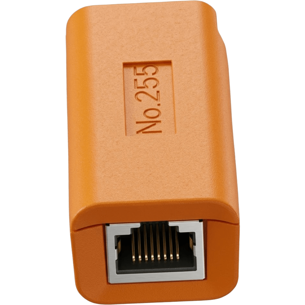 Receptor LAN de Repuesto | Compatible con Probadores CCTV EPCOM | Conector RJ45 Hembra | Prueba de Continuidad y Secuencia en Cables UTP | Detección
