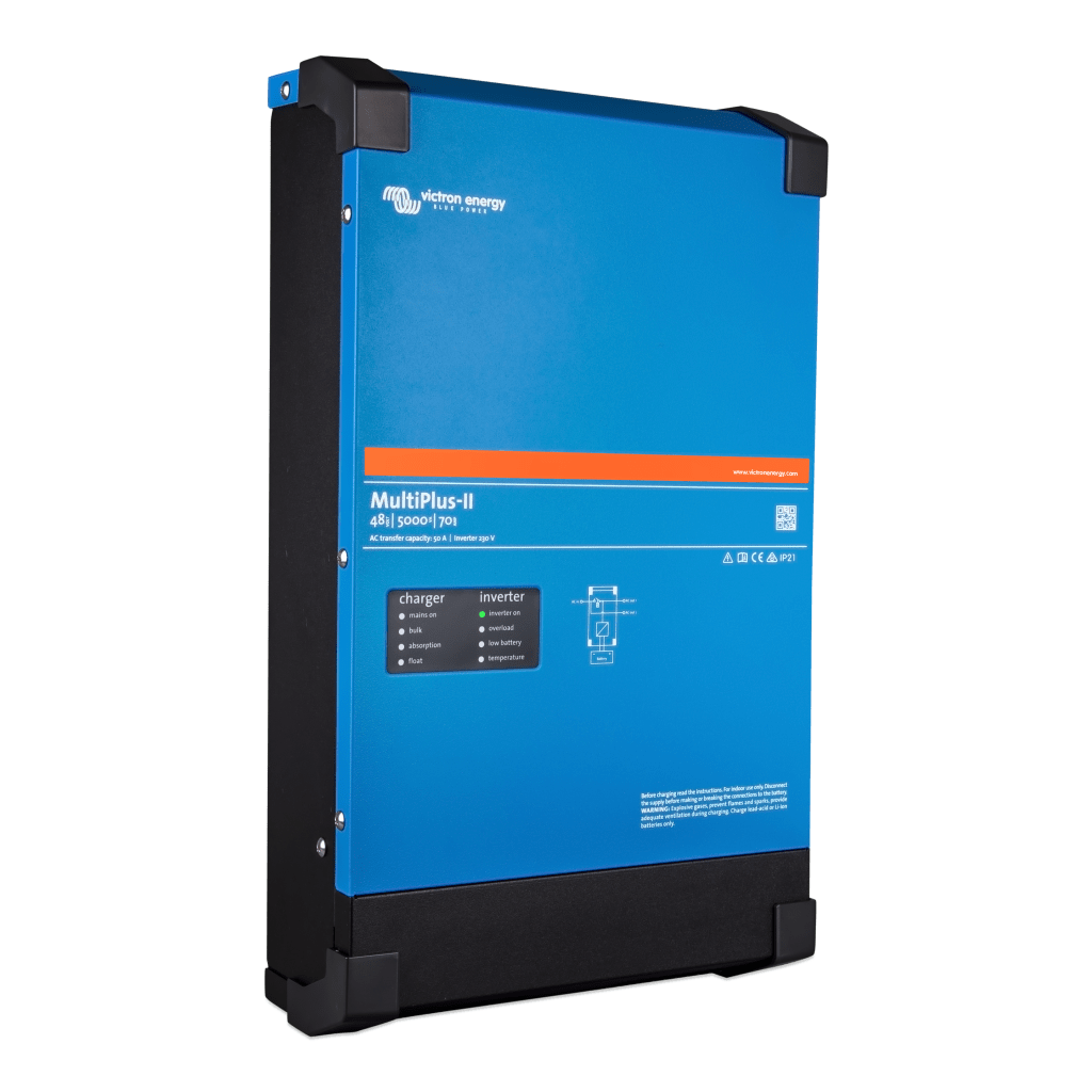 MultiPlus-II 48/5000/70-95 / Inversor Cargador de Onda Pura / Sello UL / Entrada 48 Vcc / Salida 4000 W 120 Vca 60 Hz