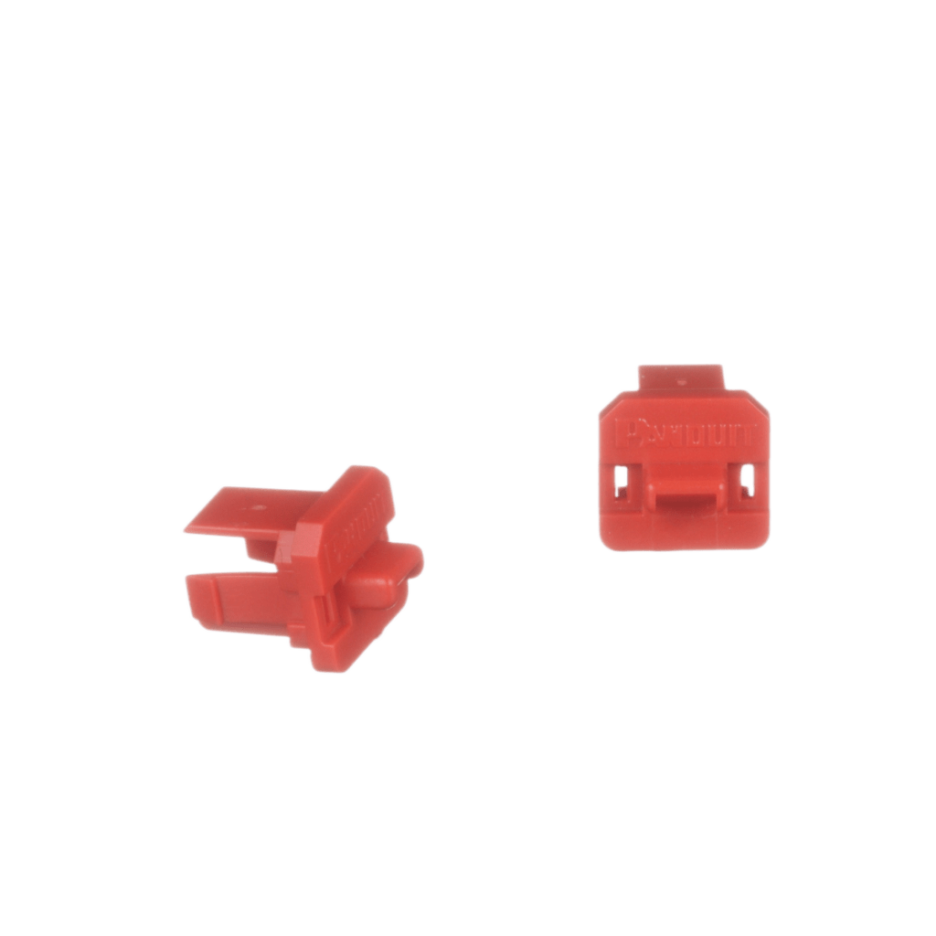 Kit de 10 Dispositivos para Bloquear Puertos USB Tipo B, Color Rojo, Incluye Llave de Extracción