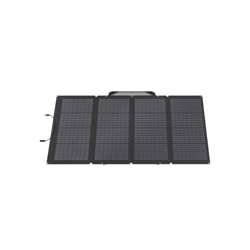 Módulo Solar Bifacial, Portátil y Flexible de 220W Recomendado para Estaciones Portátiles EFD330, EFD350 ó EFD500 / Ajuste de Ángulo / Carga