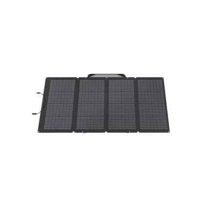 Módulo Solar Bifacial, Portátil y Flexible de 220W Recomendado para Estaciones Portátiles EFD330, EFD350 ó EFD500 / Ajuste de Ángulo / Carga