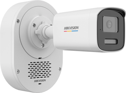 Bala IP 4 Megapixel / ColorVu 3.0 + SoundMax / Lente 4 mm / Dual Light 50 mts (164 ft) IR + Luz Blanca / Bocina + Micrófono Integrados / Luz