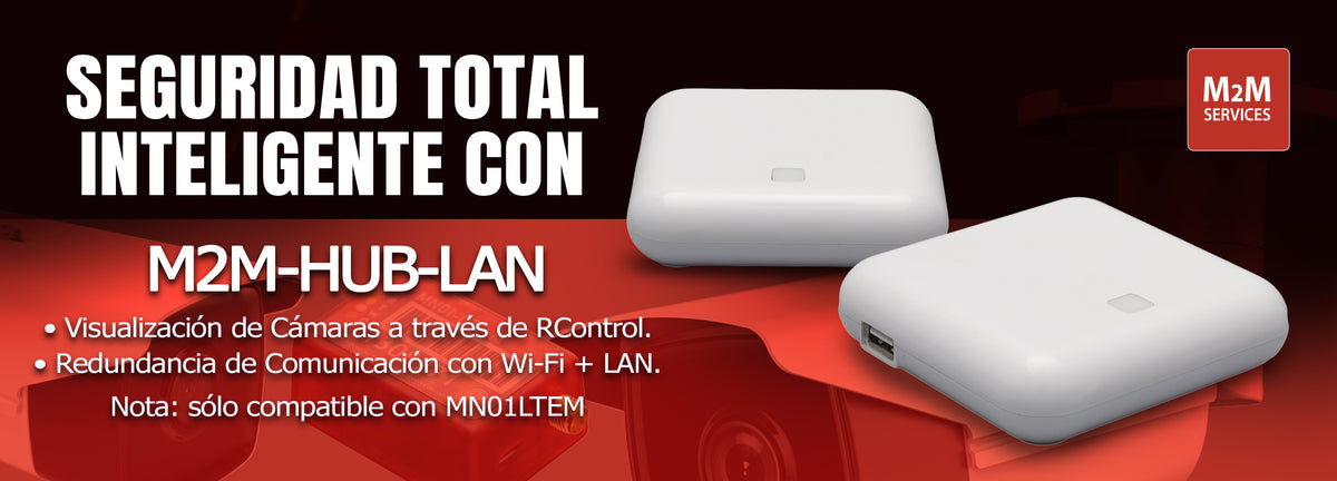 HUB M2M - Redundancia de comunicación WIFI/LAN + Posibilidad de Video Verificacion desde una misma APP