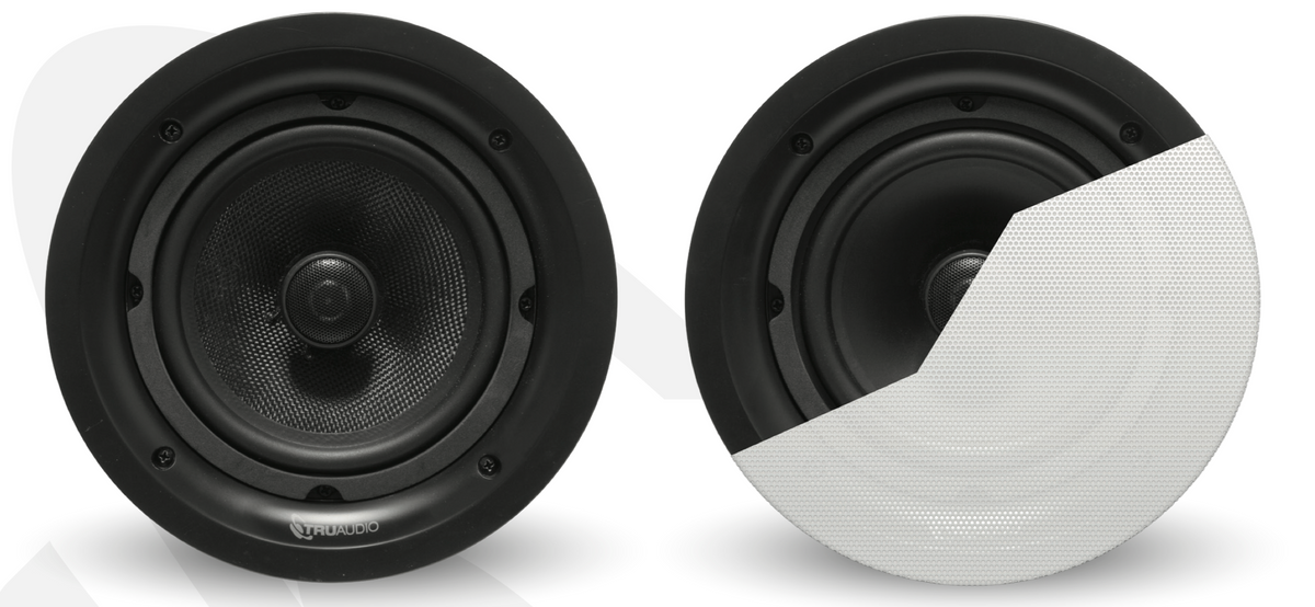 Par de altavoces de techo de 2 vías | woofer de 8in | 120 watts | 8 Ohms