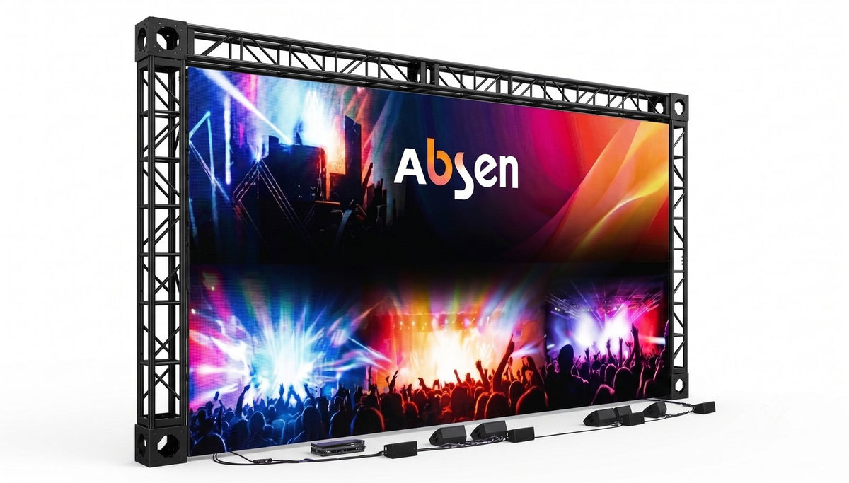Kit Videowall LED Interior / ABSEN / 24 Gabinetes 500 x 500 / Pixel Pitch 2.6 mm / 1000 nits / Refacciones y Flight Cases Incluidos