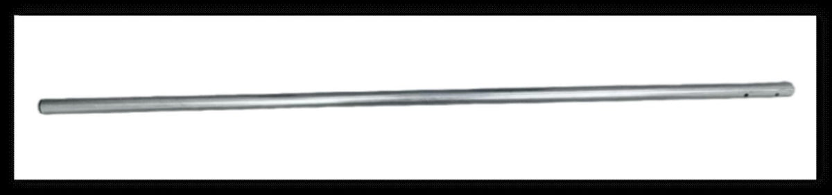 Poste de Esquina / Tubo de Acero Galvanizado / Diámetro 1" / Longitud 120 cm / Espacio para 5 Aisladores Esquina / Sin pintar / Peso 0.8 KG