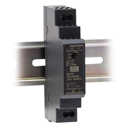 Fuente de Poder Industrial Ultra Delgada Riel Din 12Vcc, 15W