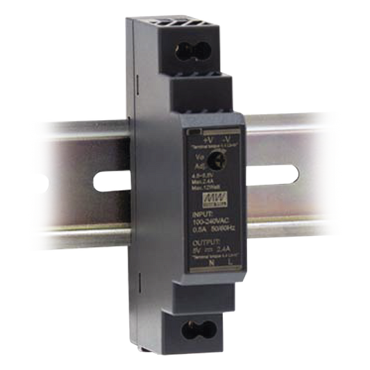 Fuente de Poder Industrial Ultra Delgada Riel Din 12Vcc, 15W