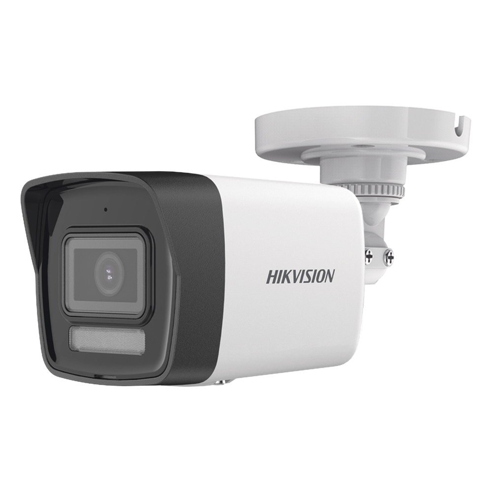 [Dual Light + ColorVu] Bala TURBOHD 3K (5 Megapixel) / Lente 2.8 mm / 30 mts IR + 20 mts Luz Blanca / Gran Angular 104.9° / Exterior IP67 / Micrófono