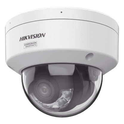 [Dual Light + ColorVu 3.0 + HikAI] Domo IP 6 Megapixel / Lente 2.8 mm / 30 mts IR + Luz Blanca / 2 Microfonos Integrados / Exterior IP67 / WDR 130 dB