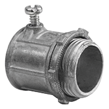 Conector de 3/4" para Tubo Pared Delgada con Tornillos Opresores.