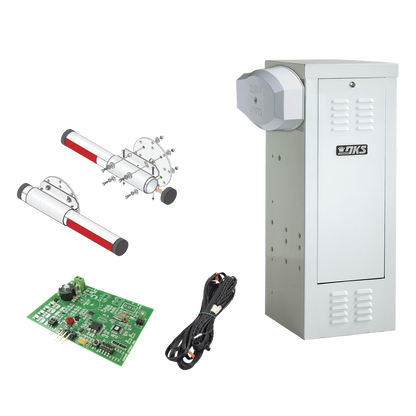 Kit de Barrera Vehicular 1601 de Uso CONTINUO Con Mástil de Aluminio 4 Metros / Incluye Sensor de Masa y Loop.