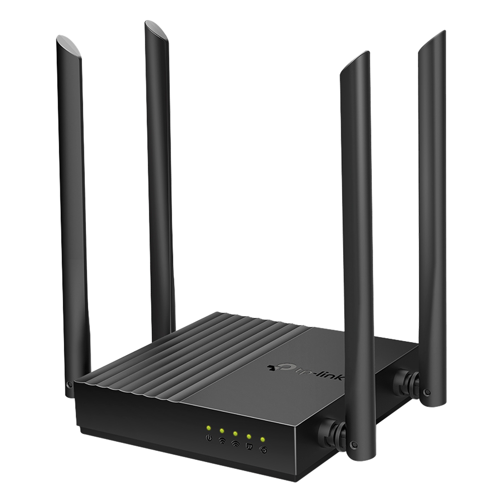 Router Inalámbrico AC 1200 / Doble Banda MU-MIMO / 1 puerto WAN 10/100/1000 Mbps / 4 puertos LAN 10/100/1000 Mbps / Compatible con EasyMesh