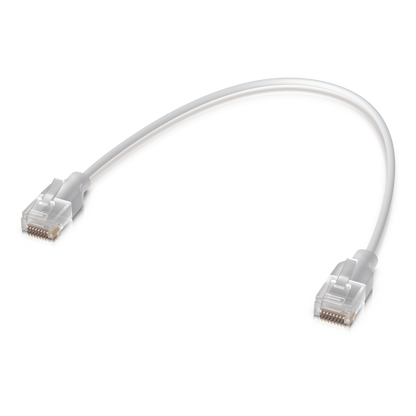 Pack de 24 Patchcords UniFi Etherlighting de 15 cm (5.91 Pulgadas), hasta 10G / Soporta hasta PoE+++ / Conector RJ45 Transparente para Mejores