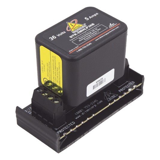 Protector Modular 36 V / 2 Pares / Hot-Swap / Tecnología SAD / Voz Datos y Señalización