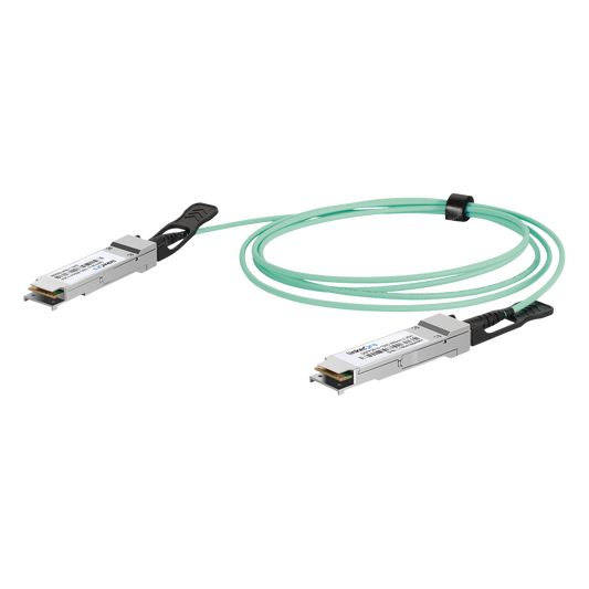 Cable AOC QSFP28 de 100 Gbps a 100 Gbps / Cable de fibra óptica Activo / Longitud: 2 metros