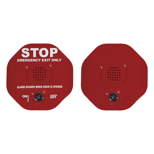 Alarma de puerta multifunción Exit Stopper® para una puerta con bocina remota