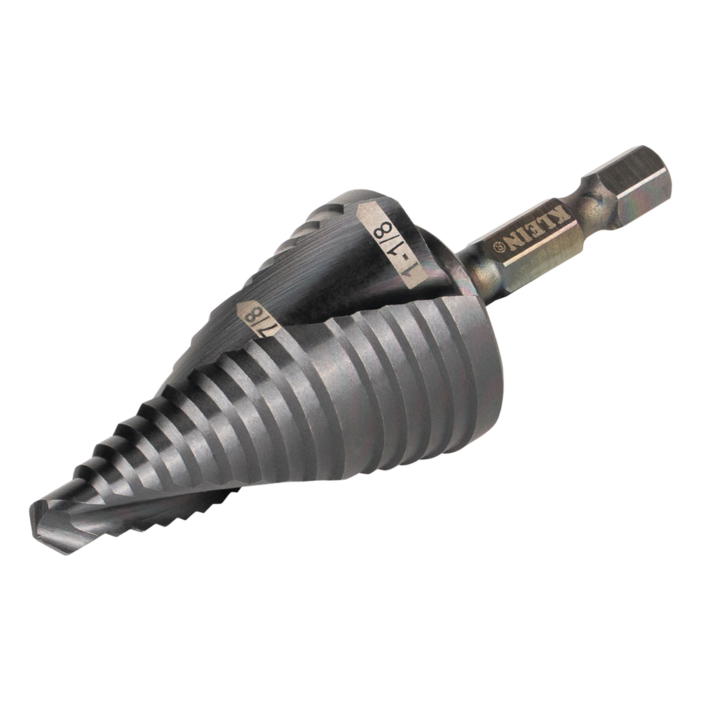 Broca Escalonada 12 en 1, de Liberación Rápida, Acanaladura en Espiral, produce Agujeros de 2-3 cm e Intermedios. 10x más Durable