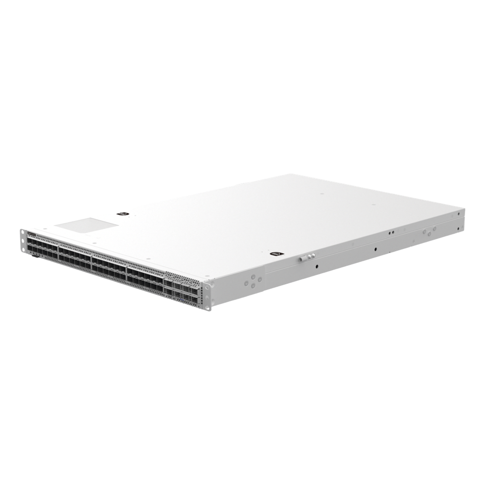 Switch Data Center 100GE / 48 Puertos DSFP 100GE + 8 QSFP-DD 400GE / 16.0 Tbps 5350 Mpps / RDMA RoCEv2 PFC ECN Lossless Ethernet / Capa 3 Spine-Leaf