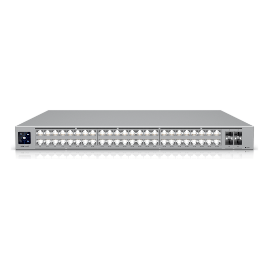 UniFi Switch USW-Pro-XG-48 / Capa 3 / 48 puertos (32 × 10 GbE, 16 × 2,5 GbE) + 4 puertos SFP28 25 G