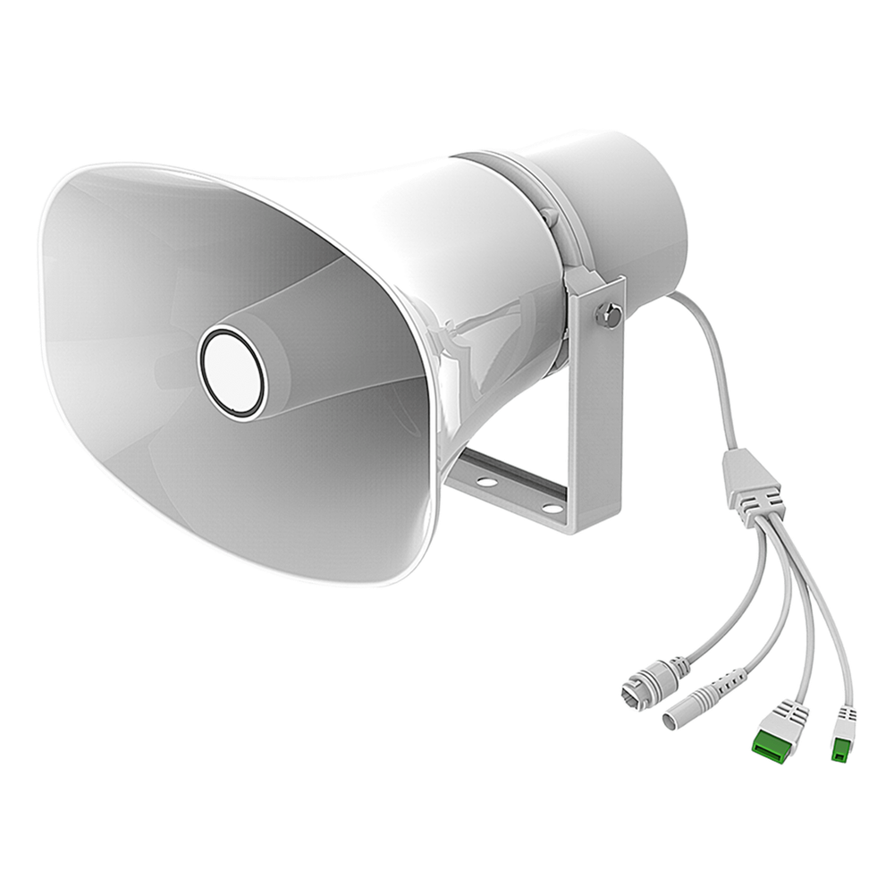 Altavoz SIP IP para Voceo y Paging / 2 Líneas SIP / Potencia 30W / IP66 Exterior / Alimentación PoE / Compatible con Conmutadores SIP / Montaje en